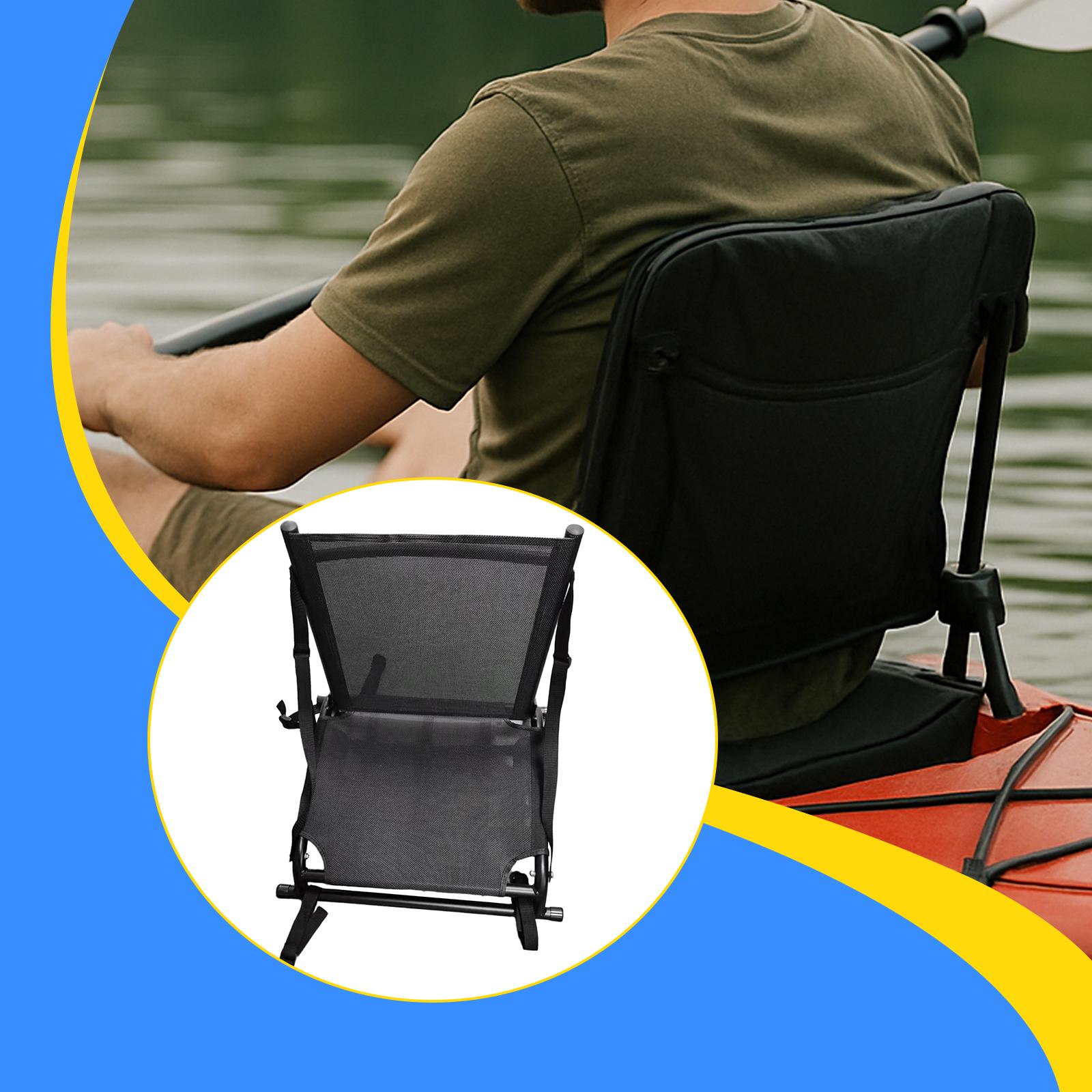 Fishing Boat Seat - Kajakstoel met rugsteun, gevouwen, voor zitten,