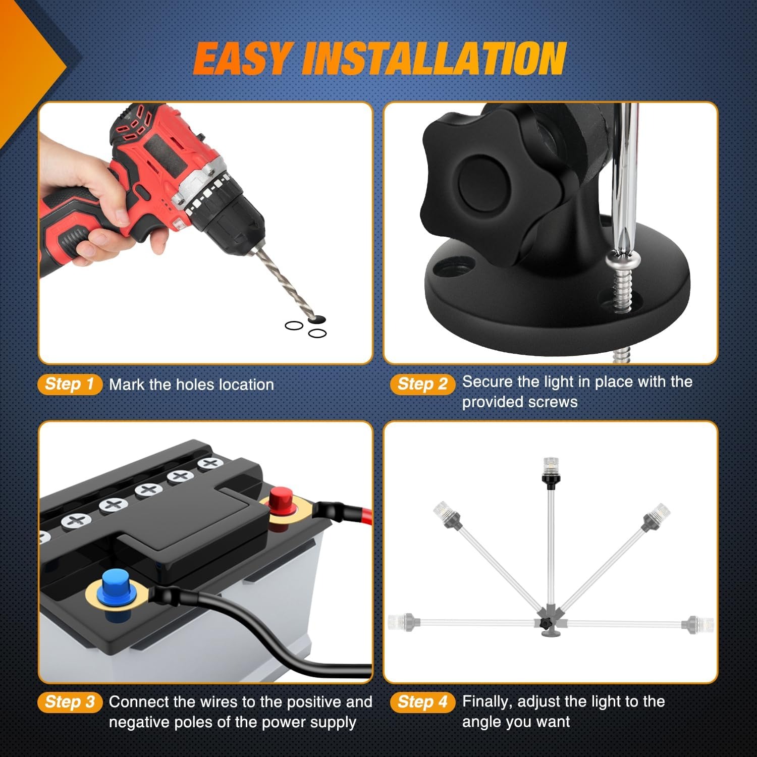 Nilight Marine Boot Achterlich - Fishing Boat Navigation Light recensie en prijs