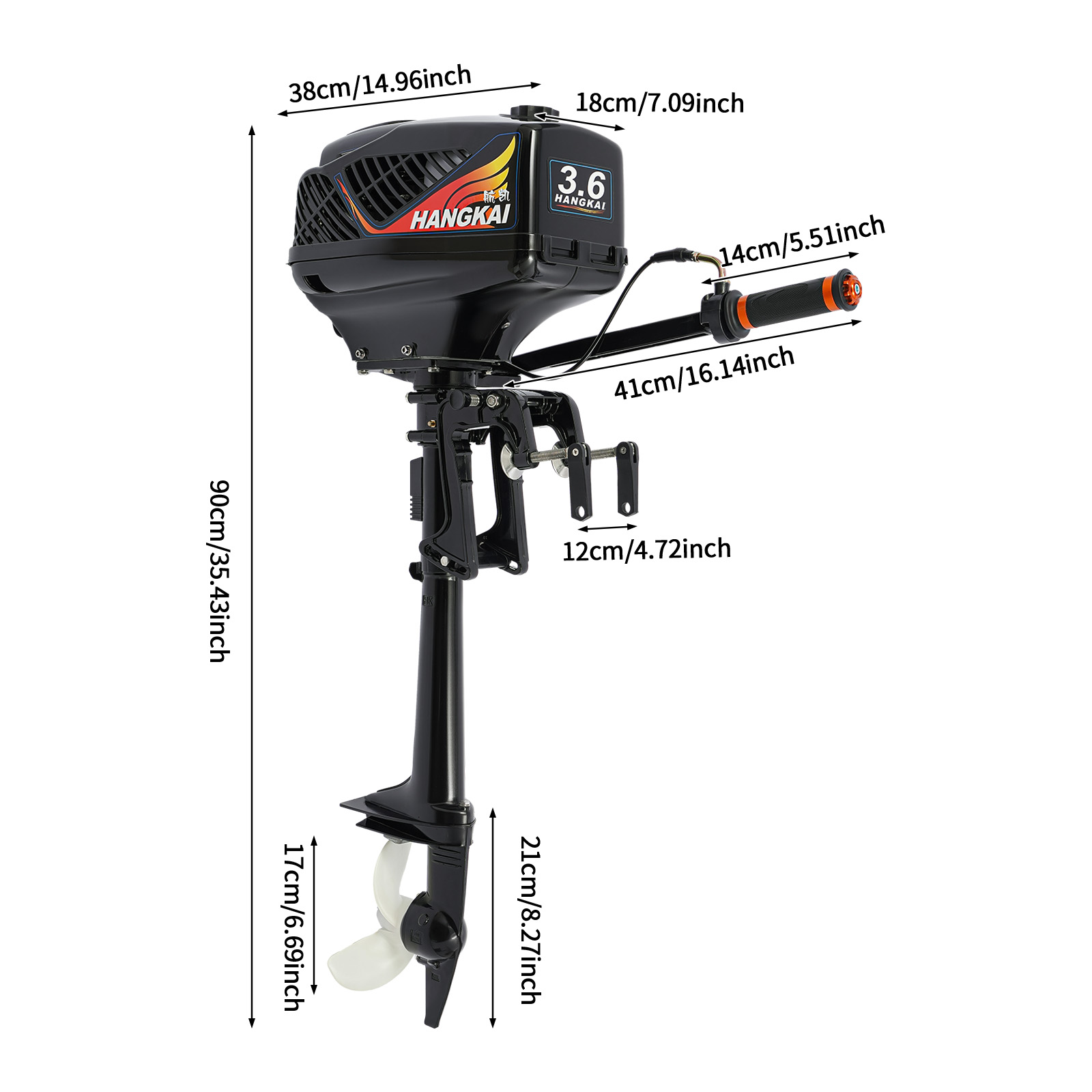 Buitenboordmotor, benzine buit - Fishing Boat Trolling Motor recensie en prijs